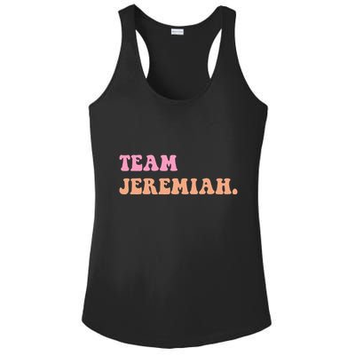 Team Jeremiah Retro Groovy Ladies PosiCharge Competitor Racerback Tank