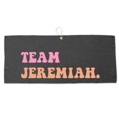 Team Jeremiah Retro Groovy Large Microfiber Waffle Golf Towel