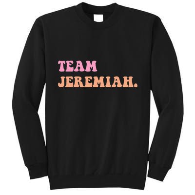 Team Jeremiah Retro Groovy Tall Sweatshirt