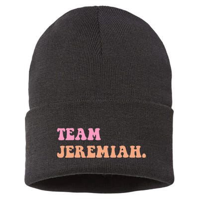 Team Jeremiah Retro Groovy Sustainable Knit Beanie