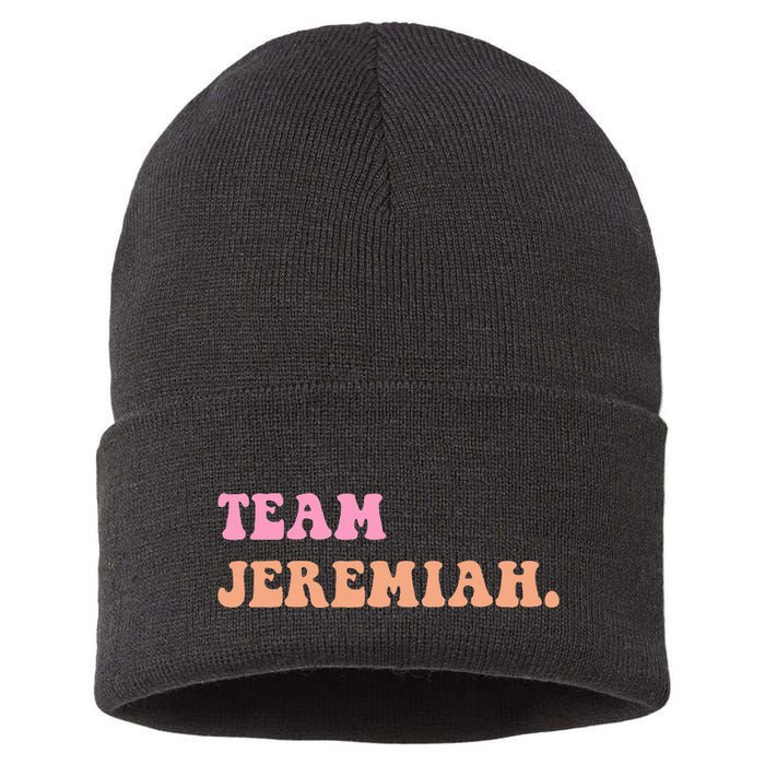 Team Jeremiah Retro Groovy Sustainable Knit Beanie