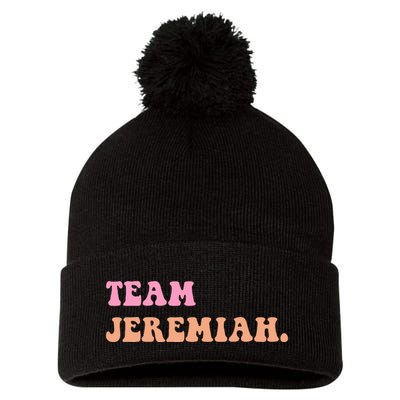 Team Jeremiah Retro Groovy Pom Pom 12in Knit Beanie