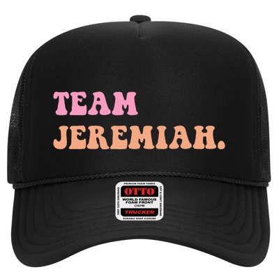 Team Jeremiah Retro Groovy Trucker Hat