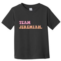 Team Jeremiah Retro Groovy Toddler T-Shirt