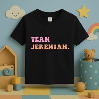 Team Jeremiah Retro Groovy Toddler T-Shirt
