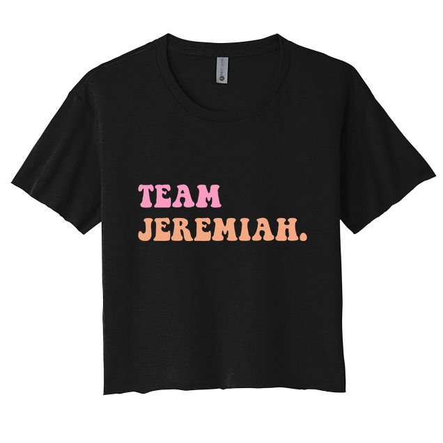 Team Jeremiah Retro Groovy Crop Top