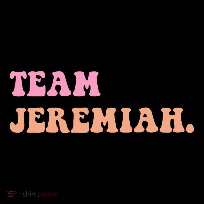 Team Jeremiah Retro Groovy Women's V-Neck T-Shirt
