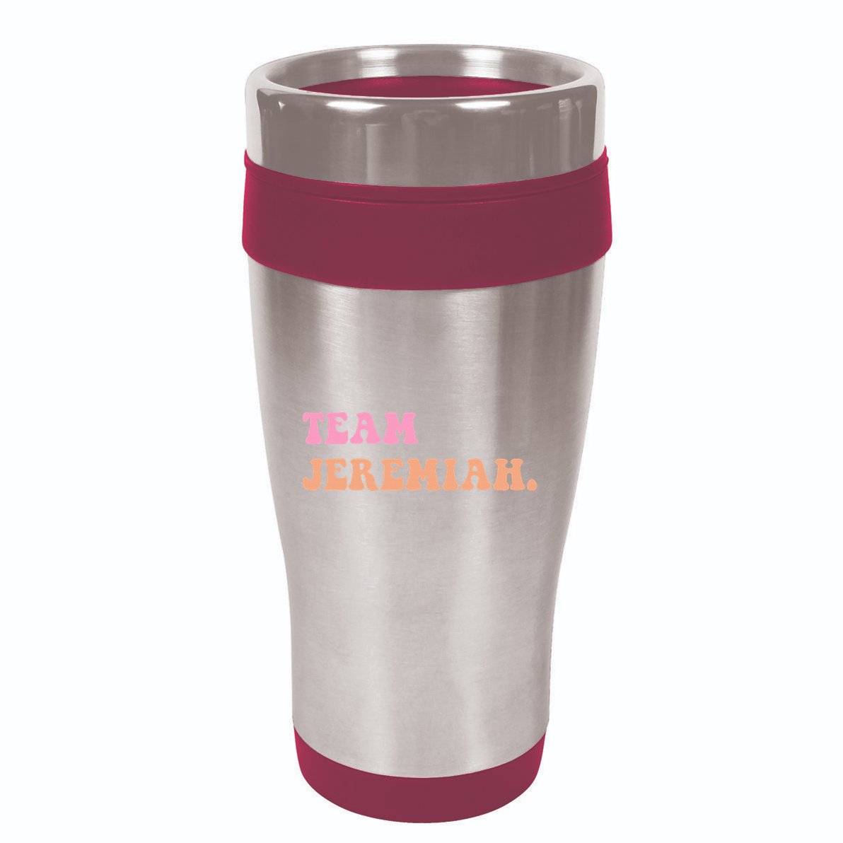 Team Jeremiah Retro Groovy 16oz Travel Tumbler