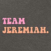 Team Jeremiah Retro Groovy Cotton Canvas Backpack