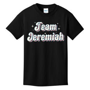 Team Jeremiah Retro Groovy Kids T-Shirt