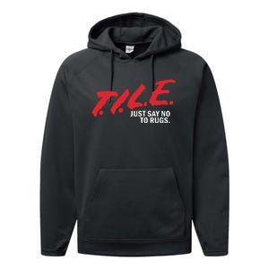 Tile Just Say No To Rugs Performance Fleece Hoodie