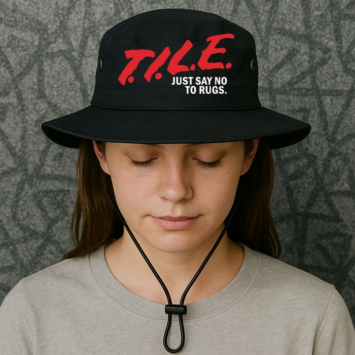 Tile Just Say No To Rugs Bucket Hat