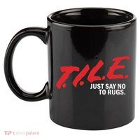 Tile Just Say No To Rugs 11oz C Handle Ceramic Mug