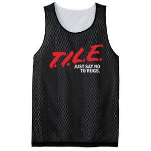 Tile Just Say No To Rugs Mesh Reversible Basketball Jersey Tank