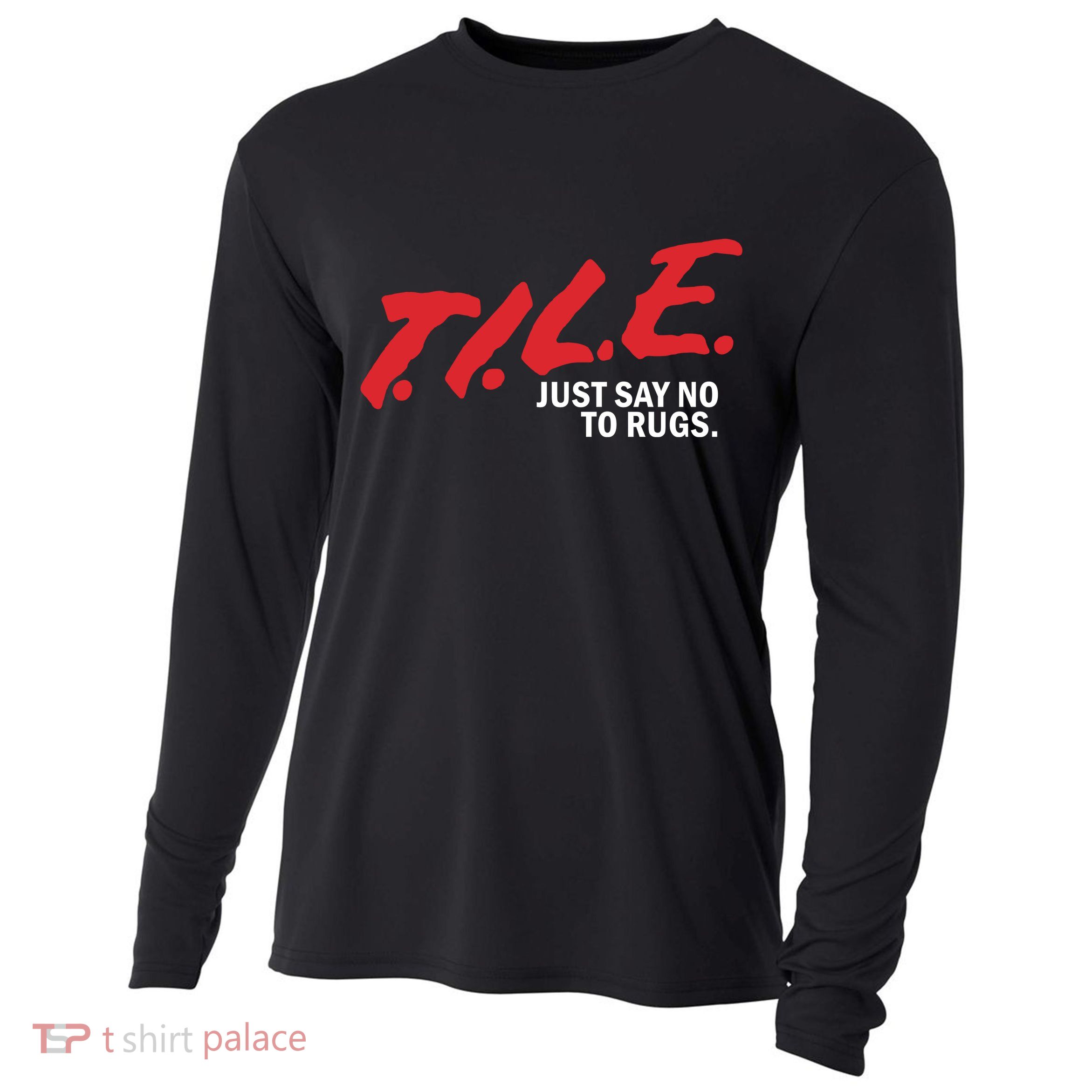 Tile Just Say No To Rugs Cooling Performance Long Sleeve Crew