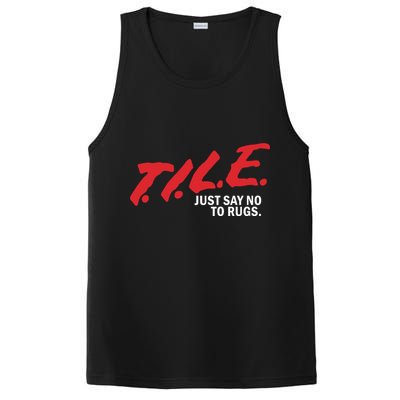 Tile Just Say No To Rugs PosiCharge Competitor Tank