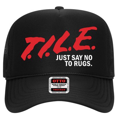 Tile Just Say No To Rugs Trucker Hat