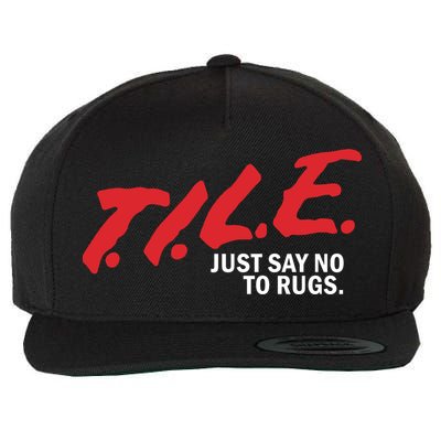 Tile Just Say No To Rugs Wool Snapback Cap