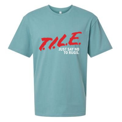 Tile Just Say No To Rugs Sueded Cloud Jersey T-Shirt