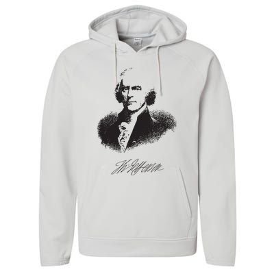 Thomas Jefferson Signature American Hero Presidential Performance Fleece Hoodie