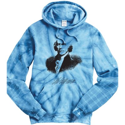 Thomas Jefferson Signature American Hero Presidential Tie Dye Hoodie