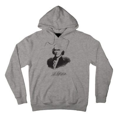 Thomas Jefferson Signature American Hero Presidential Tall Hoodie