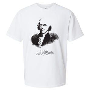 Thomas Jefferson Signature American Hero Presidential Sueded Cloud Jersey T-Shirt