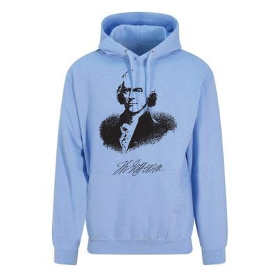 Thomas Jefferson Signature American Hero Presidential Unisex Surf Hoodie