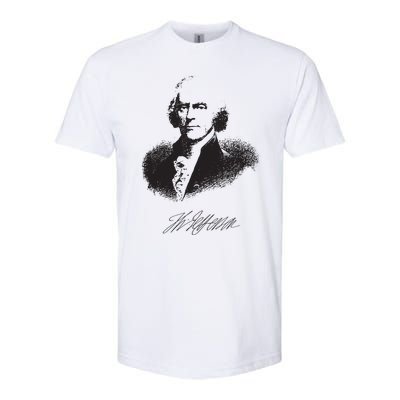 Thomas Jefferson Signature American Hero Presidential Softstyle CVC T-Shirt