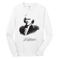 Thomas Jefferson Signature American Hero Presidential Tall Long Sleeve T-Shirt