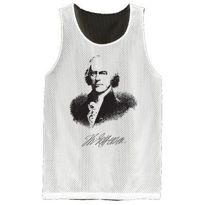 Thomas Jefferson Signature American Hero Presidential Mesh Reversible Basketball Jersey Tank