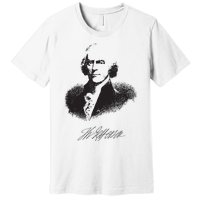 Thomas Jefferson Signature American Hero Presidential Premium T-Shirt