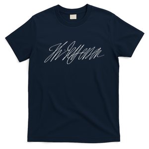 Thomas Jefferson Signature Of Act Of Independence T-Shirt