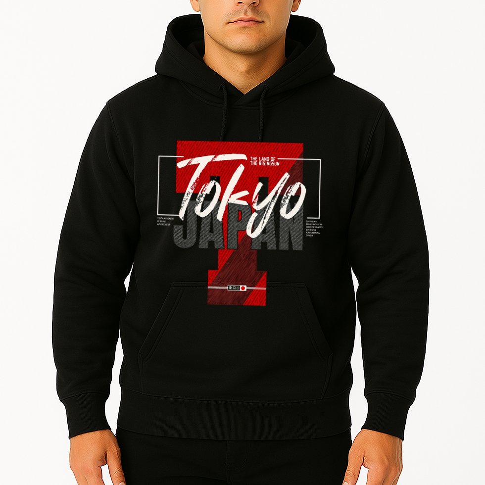 Tokyo Japan The Land Of The Rising Sun Hoodie