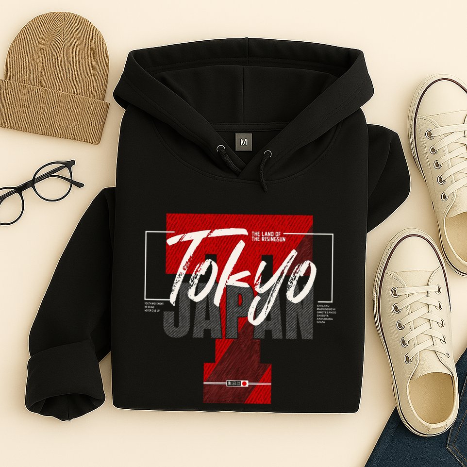 Tokyo Japan The Land Of The Rising Sun Hoodie