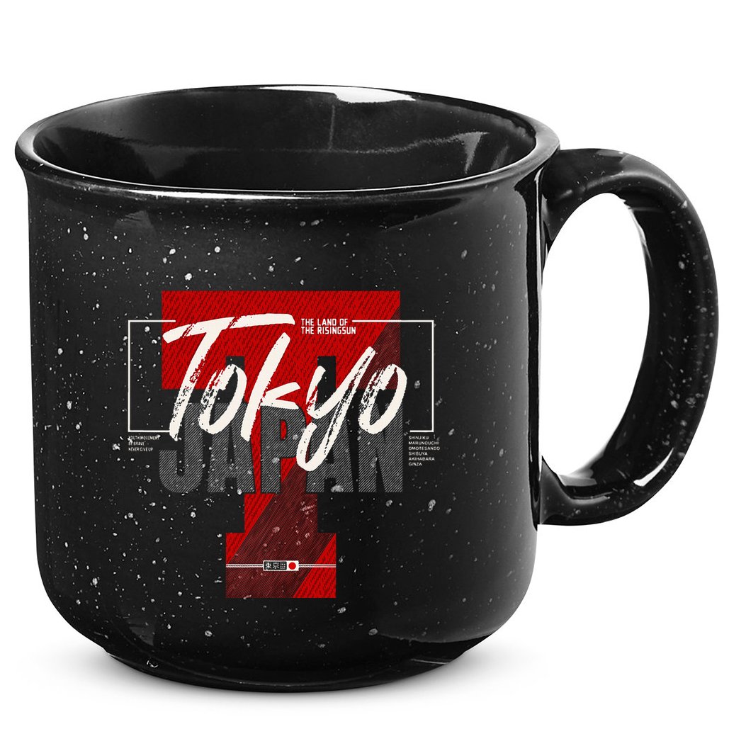 Tokyo Japan The Land Of The Rising Sun 15oz Campfire Ceramic Mug