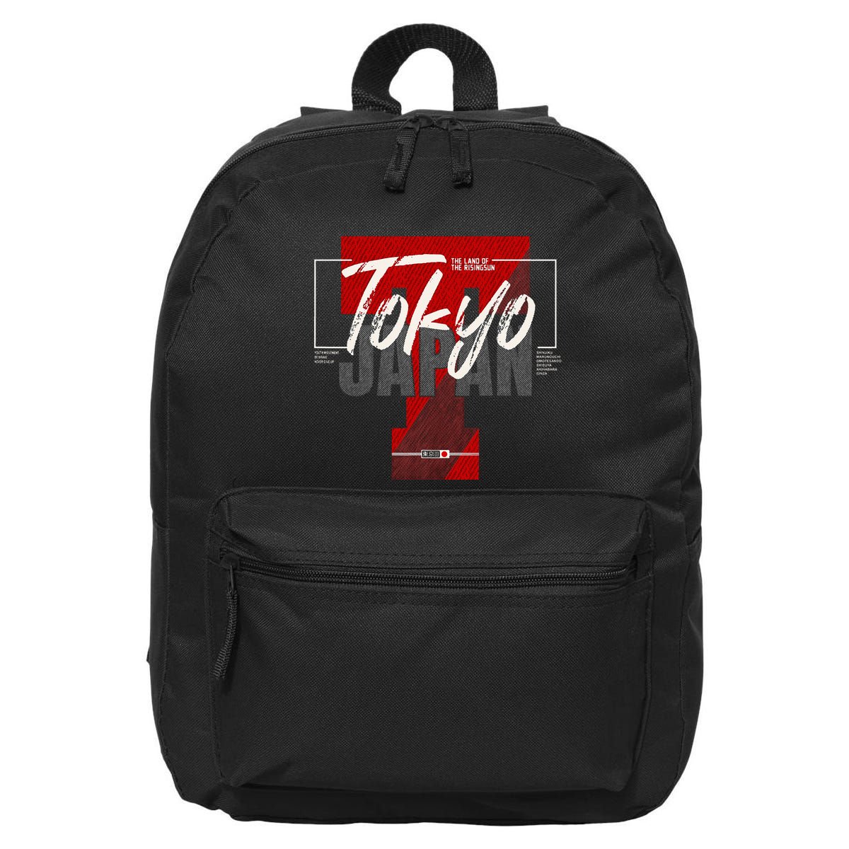 Tokyo Japan The Land Of The Rising Sun 16 in Basic Backpack