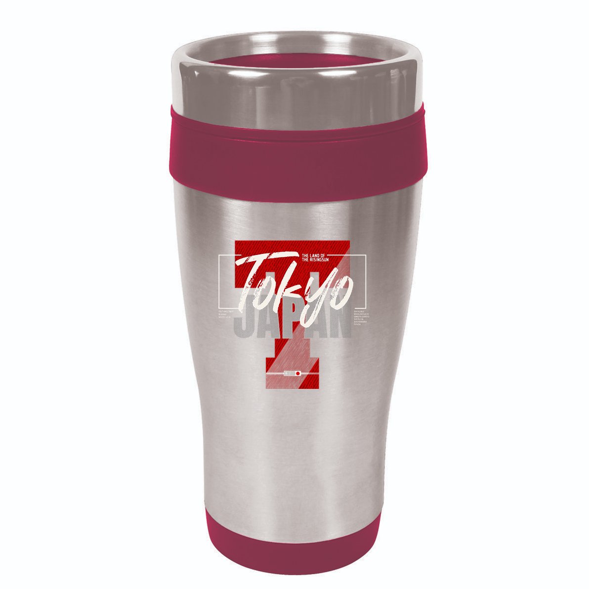 Tokyo Japan The Land Of The Rising Sun 16oz Travel Tumbler