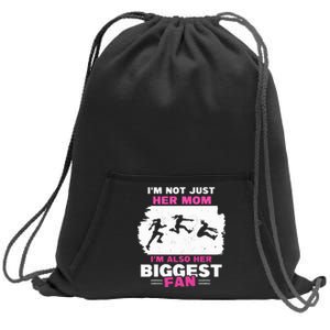 Triple Jumper Track And Field Women Mother Mom Of Long Jump Sweatshirt Cinch Pack Bag