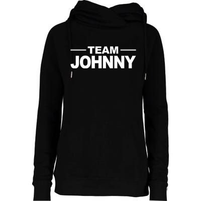 Team Johnny Womens Funnel Neck Pullover Hood