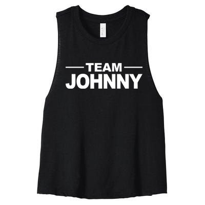 Team Johnny Women's Racerback Cropped Tank