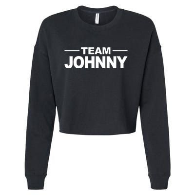 Team Johnny Cropped Pullover Crew