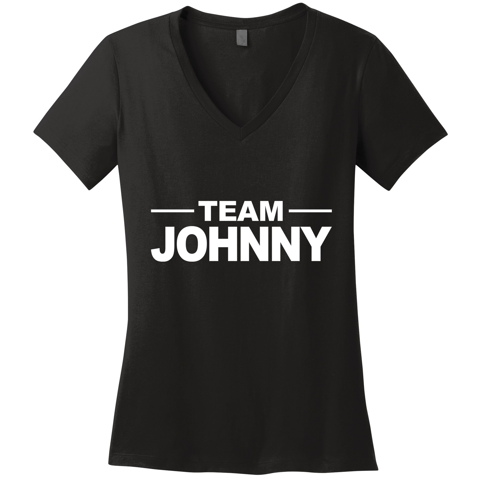 Team Johnny Women's V-Neck T-Shirt