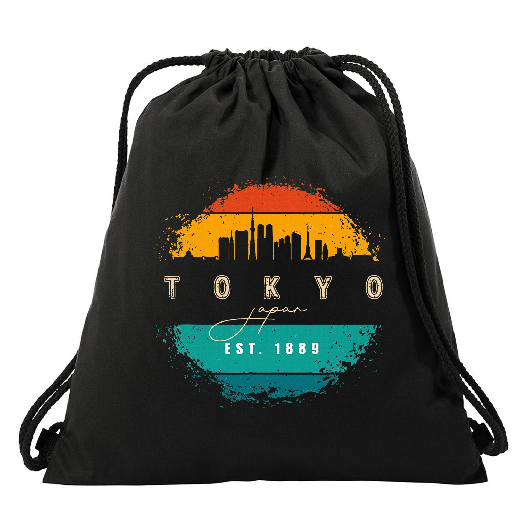Tokyo Japan Drawstring Bag