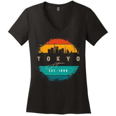 Tokyo Japan Women's V-Neck T-Shirt