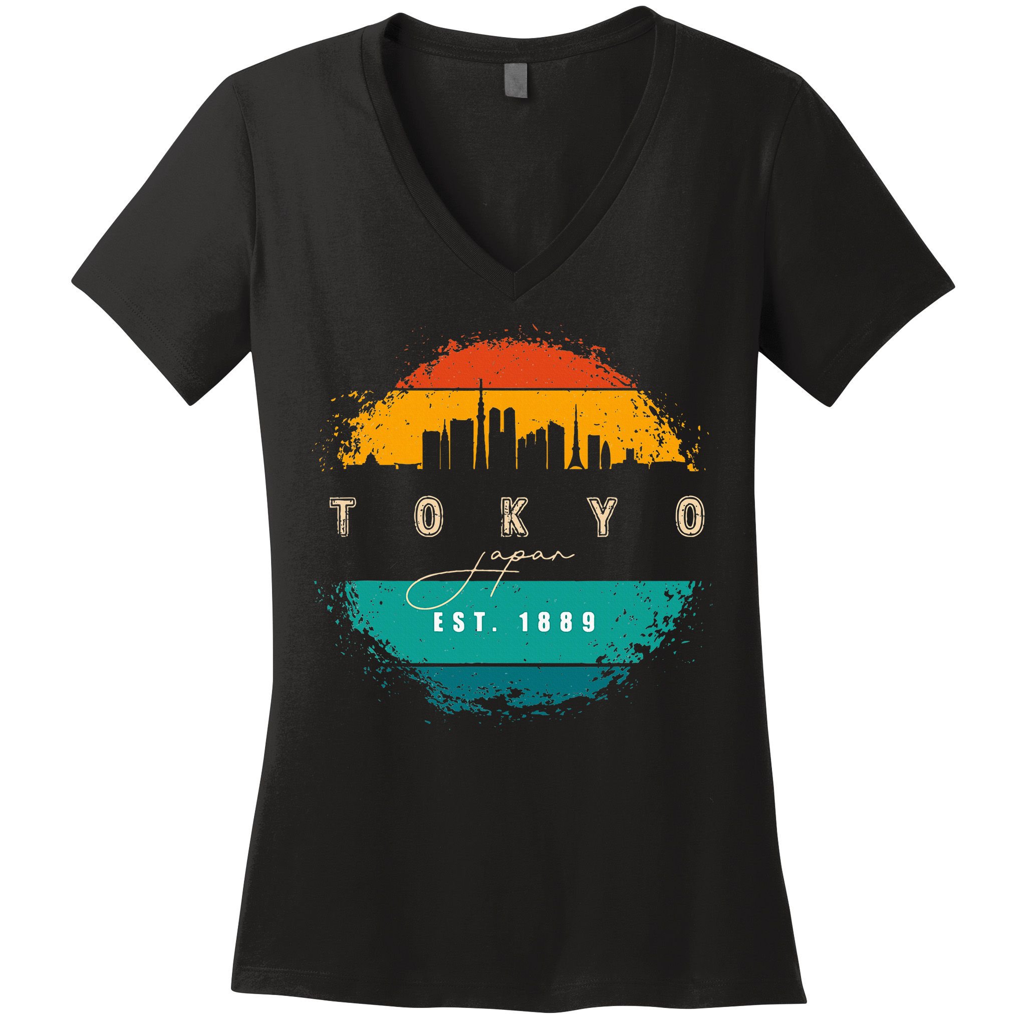 Tokyo Japan Women's V-Neck T-Shirt