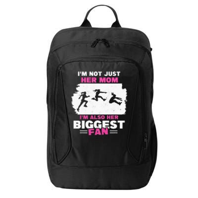 Triple Jumper Track And Field Mother Mom Of Long Jump City Backpack