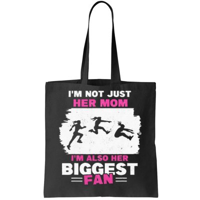 Triple Jumper Track And Field Mother Mom Of Long Jump Tote Bag