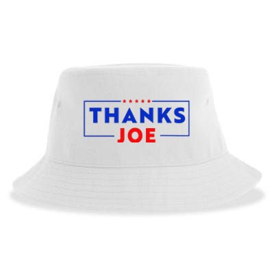 Thanks Joe Thank You Joe Biden Thank You President Sustainable Bucket Hat