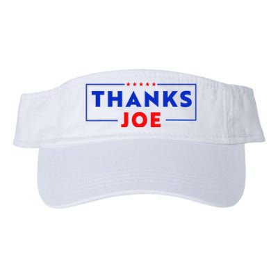 Thanks Joe Thank You Joe Biden Thank You President Valucap Bio-Washed Visor